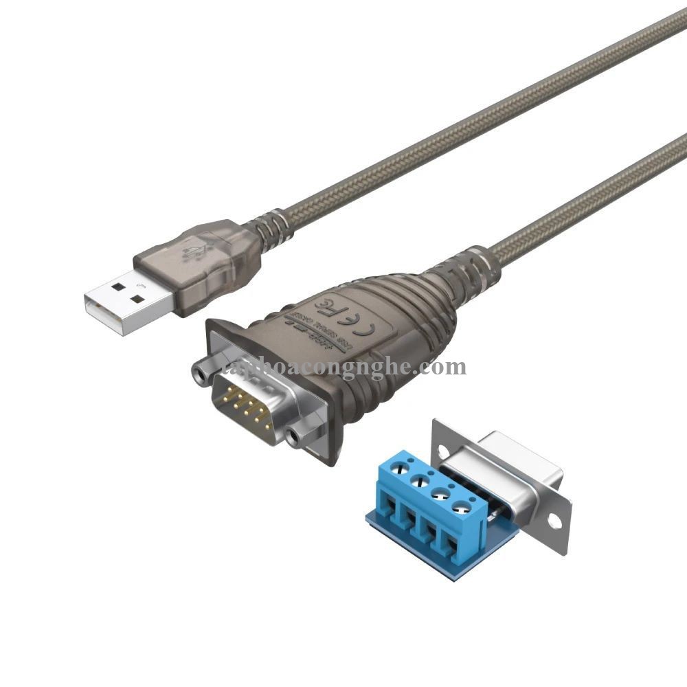 Unitek 96946 Y-1081 1.5M Cáp chuyển Usb 2.0 sang Rs485 bọc chống nhiễu 30096946